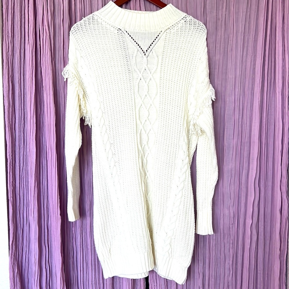 American Rag Cream Sweater Dress